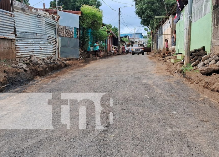 Foto: Mejores calles en el barrio Francisco Salazar, Managua / TN8