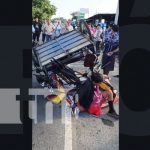 Foto: Fuerte accidente de tránsito en Carretera Norte, Managua / TN8