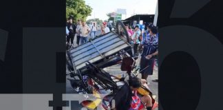 Foto: Fuerte accidente de tránsito en Carretera Norte, Managua / TN8