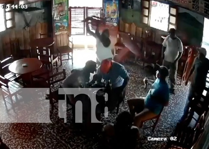 Foto: Agresión ultra violenta en un bar de Santa Teresa, Carazo / TN8