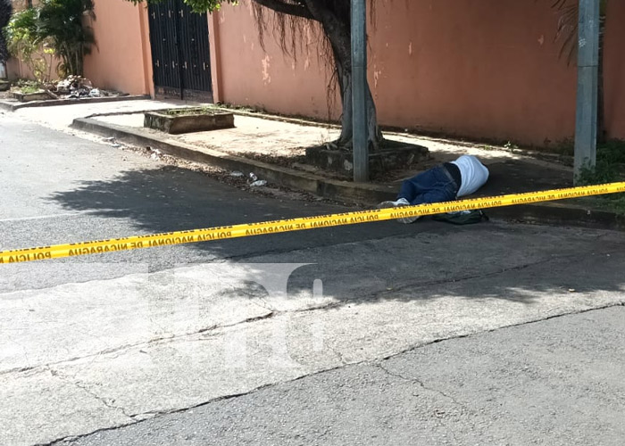 Foto: Crimen sangriento en el barrio Venezuela, en Managua / TN8