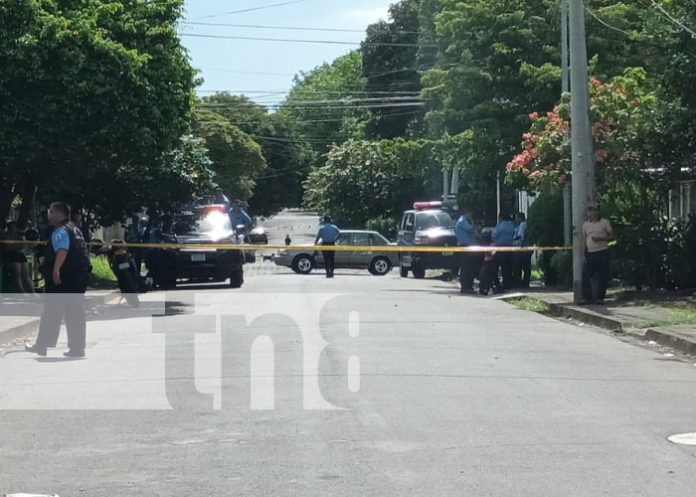 Foto: Crimen sangriento en el barrio Venezuela, en Managua / TN8