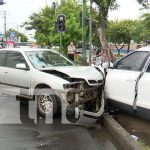 Foto: Fuerte choque en sector de Carretera Norte, Managua / TN8