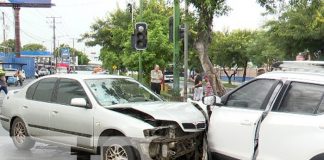 Foto: Fuerte choque en sector de Carretera Norte, Managua / TN8