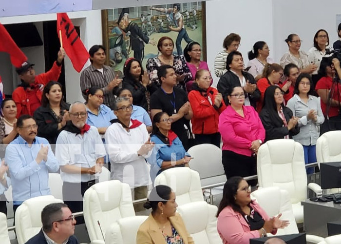 Foto: Homenaje a Tomás Borge y Fidel Castro desde la Asamblea Nacional / TN8