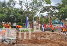 Foto: Construcción de hermosa glorieta en San Marcos, Carazo / TN8