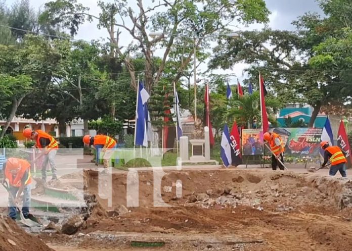 Foto: Construcción de hermosa glorieta en San Marcos, Carazo / TN8