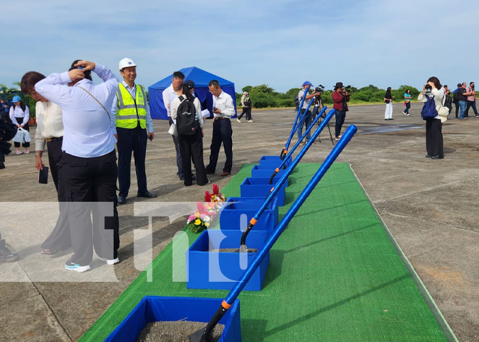 Foto: Construcción del aeropuerto internacional Punta Huete / TN8