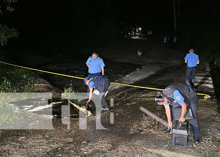 Foto: Investigación por sangriento crimen en Jalapa / TN8