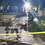 Foto: Investigación por sangriento crimen en Jalapa / TN8