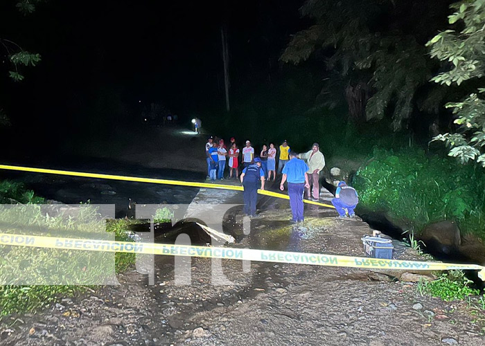 Foto: Investigación por sangriento crimen en Jalapa / TN8