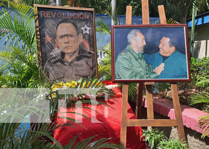 Foto: Homenaje a Tomás Borge y Fidel Castro desde los centros técnicos del país / TN8