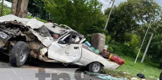 Foto: Aparatoso accidente de tránsito entre San Isidro y Sébaco, Matagalpa / TN8