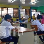 Foto: Competencia de matemáticas desde aulas de clases en Managua / TN8