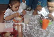 Foto: Merienda escolar en Nandaime / TN8