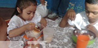 Foto: Merienda escolar en Nandaime / TN8