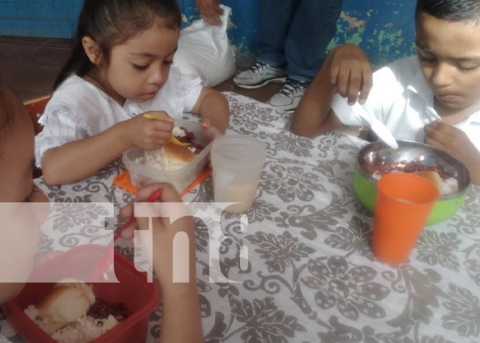 Foto: Merienda escolar en Nandaime / TN8