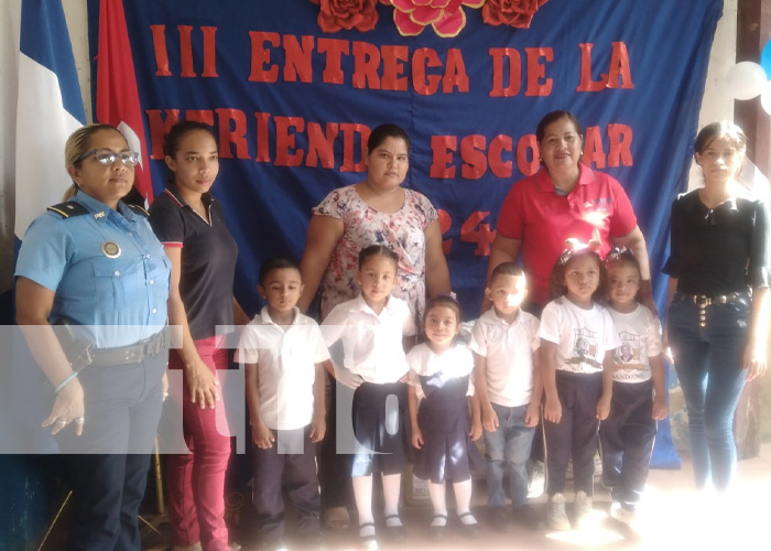 Foto: Merienda escolar en Nandaime / TN8