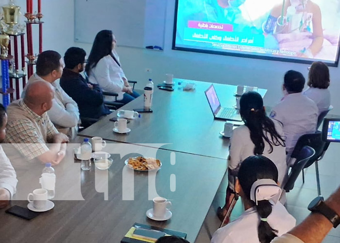 Foto: Visita de médicos palestinos en hospitales de Nicaragua / TN8