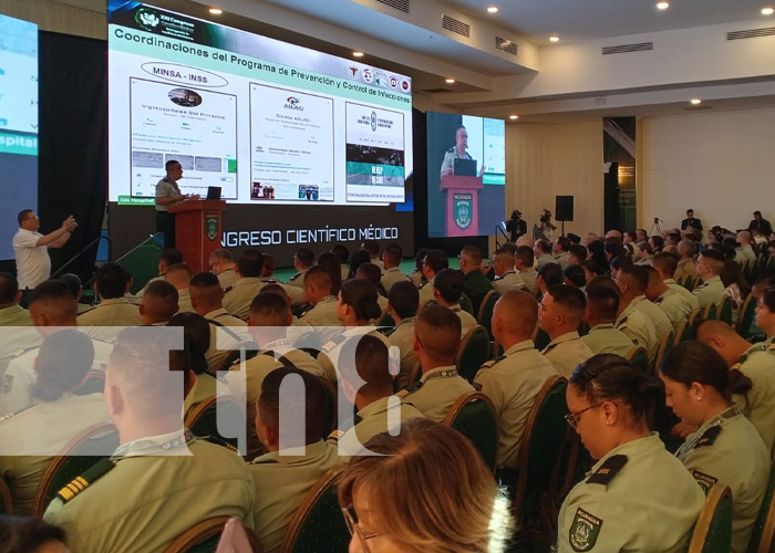 Foto: Inauguración del 21vo Congreso Científico Médico Militar en Nicaragua / TN8