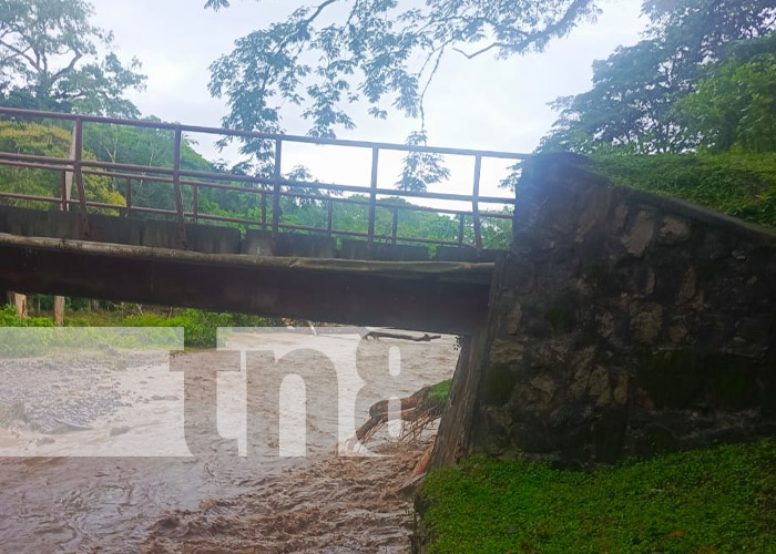 Foto: Afectaciones por lluvias en Matiguás / TN8