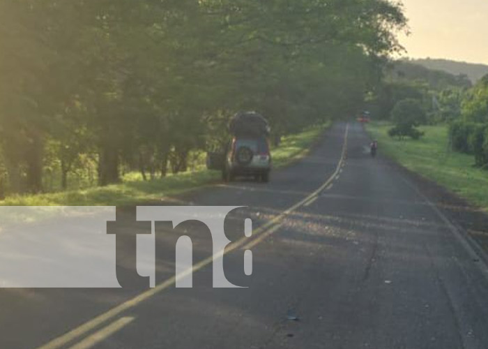 Foto: Brutal accidente de tránsito entre Acoyapa y San Carlos deja un muerto y una mujer con heridas graves / TN8