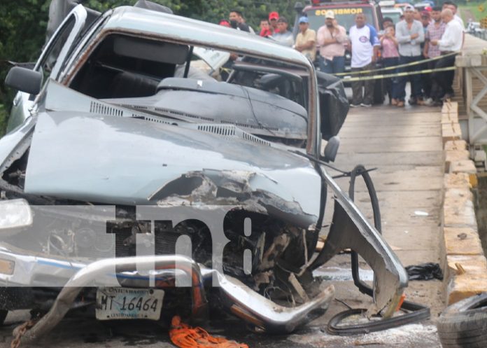 Foto: Mortal y accidente de tránsito en Siuna, Caribe Norte / TN8