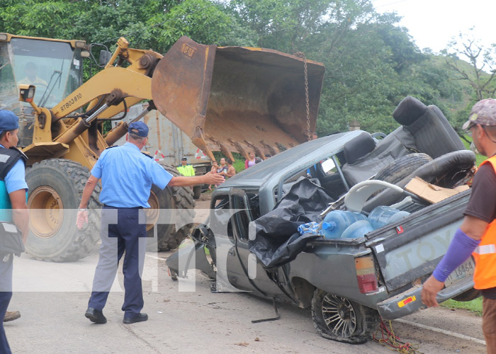 Foto: Mortal y accidente de tránsito en Siuna, Caribe Norte / TN8