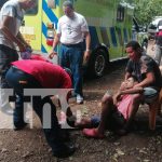 Foto: En Rivas, joven resultó gravemente herido tras caerle una filosa lámina de zinc/TN8