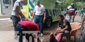 Foto: En Rivas, joven resultó gravemente herido tras caerle una filosa lámina de zinc/TN8