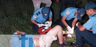 Foto: Km 76.5 de la carretera Managua-Boaco, el joven de 24 años/TN8