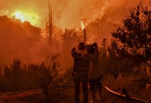 Foto: Incendio descontrolado en Grecia cobra la vida de dos hombres