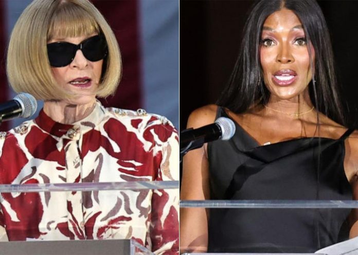 Foto: Naomi Campbell y Anna Wintour /cortesía