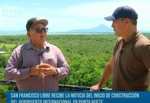 Foto: Habitantes celebran la construcción del aeropuerto internacional /TN8