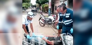 Foto: Accidente de tránsito en Rivas: Motociclista herido tras colisión con triciclo/TN8