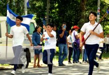 Foto: La antorcha Centroamericana comenzó su recorrido/Cortesía