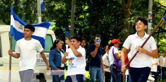 Foto: La antorcha Centroamericana comenzó su recorrido/Cortesía