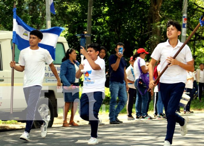 Foto: La antorcha Centroamericana comenzó su recorrido/Cortesía