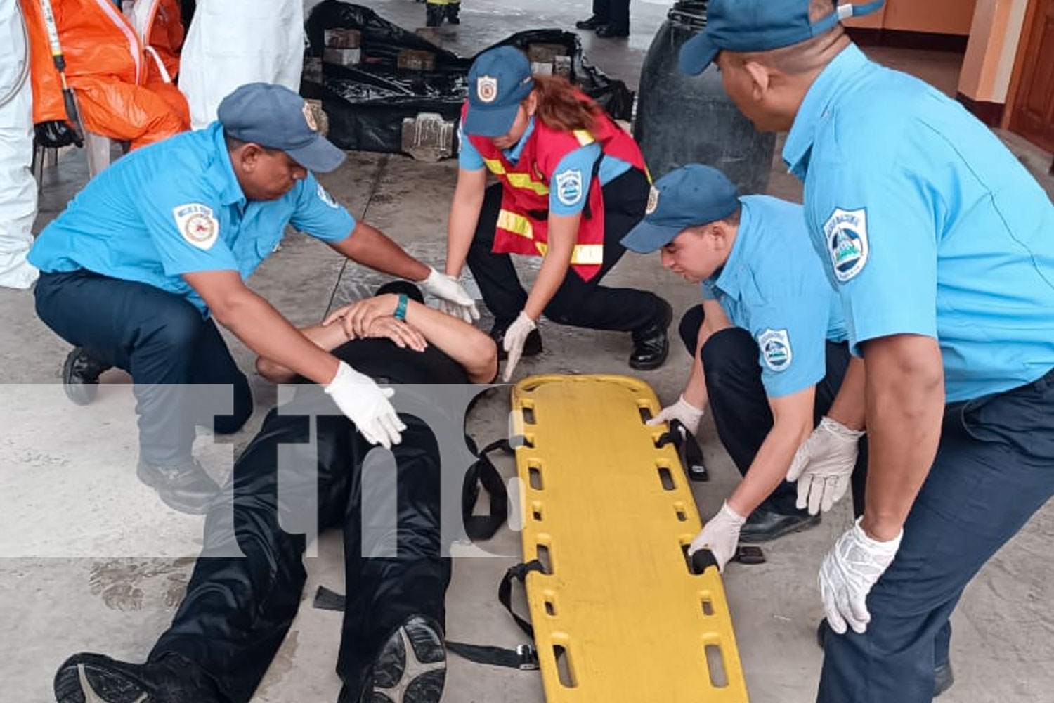 Bomberos Unidos del Departamento de Boaco; realizó una capacitación en temas de rescate y detención de incendios