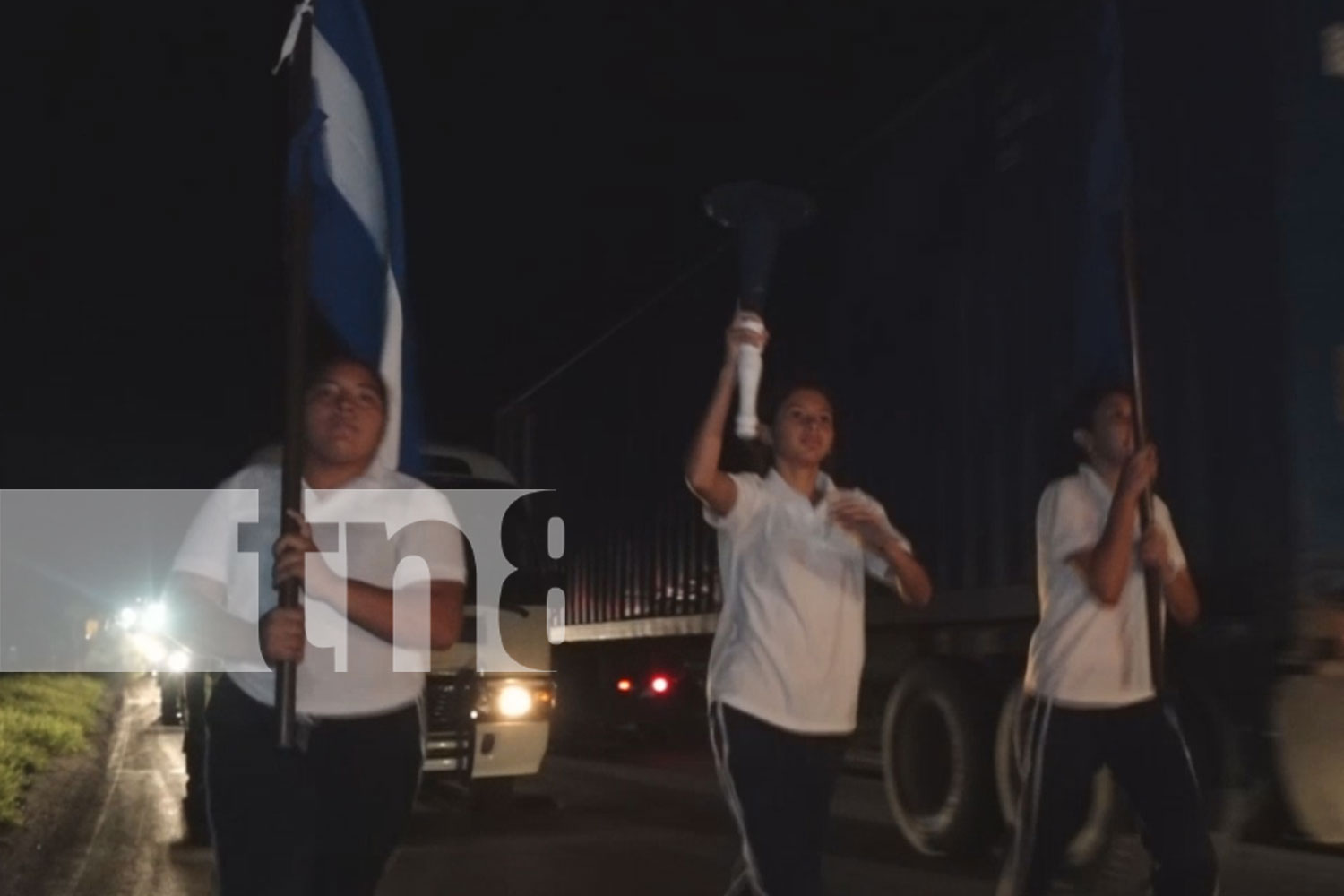 Estudiantes de Estelí reciben la antorcha de la libertad con fervor patriótico