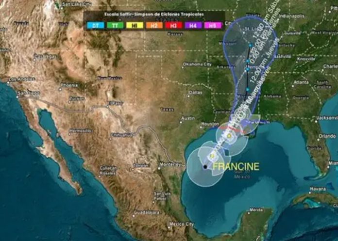 Foto: Huracán Francine se fortalece /cortesía