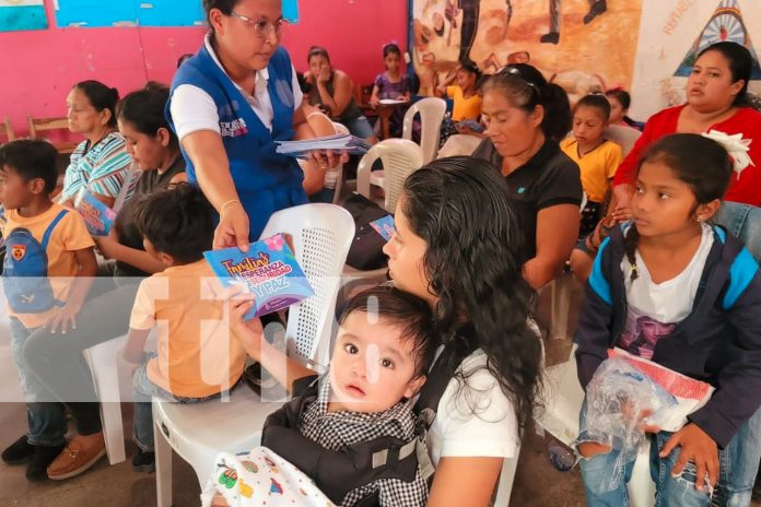 Más de 80 paquetes alimenticios entregados a madres de partos múltiples en Boaco