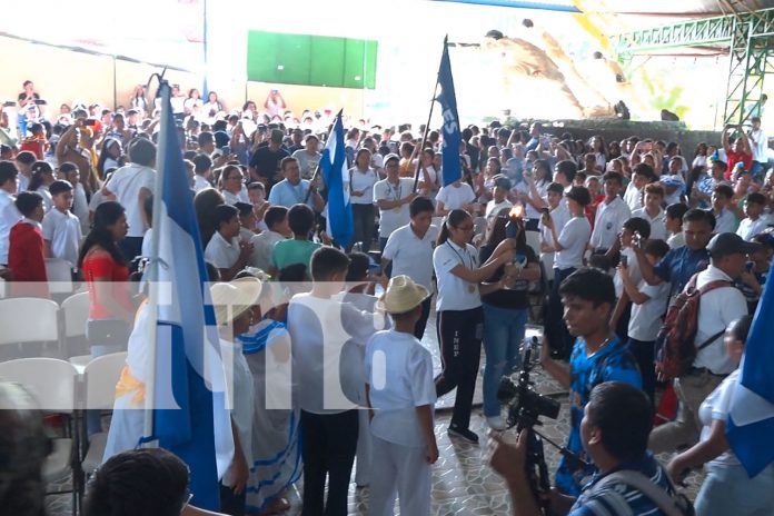 Foto: La antorcha centroamericana recorre Matagalpa con fervor patriótico/TN8