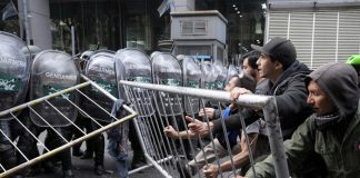 Foto: Represión en Argentina /cortesía