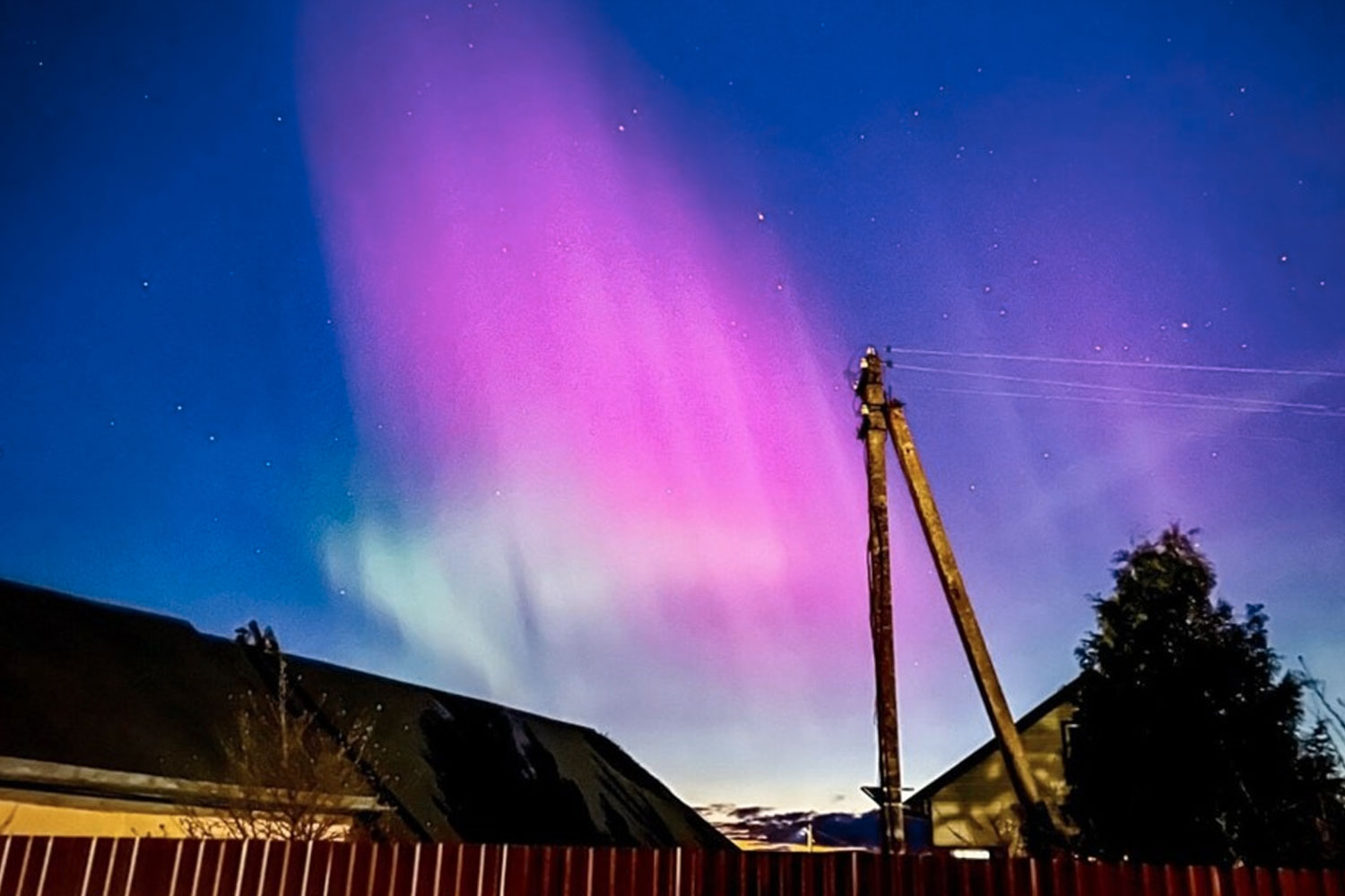 Foto: Auroras boreales brillan en los cielos de Rusia /Cortesía