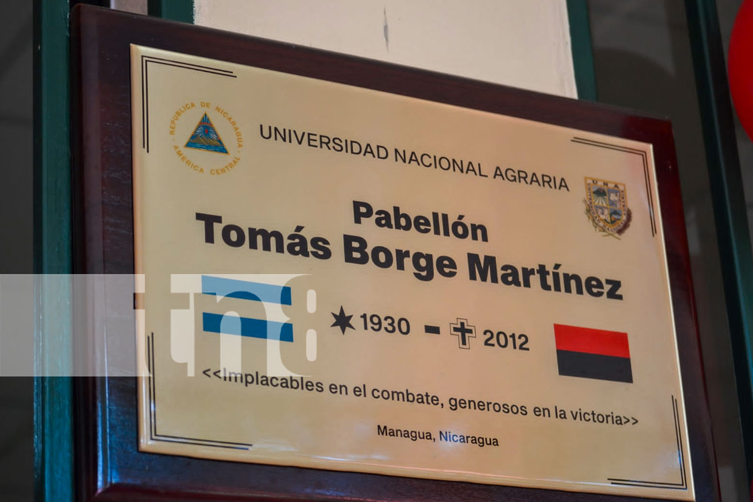 Foto: Honor al legado del Comandante Tomás Borge Martínez /TN8