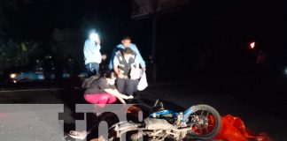 Foto: Brutal choque entre dos motocicletas deja como resultado dos muertos en Rivas/TN8