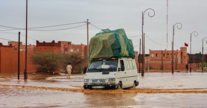 Foto: Lluvias torrenciales en Marruecos dejan 4 muertos y 14 desaparecidos