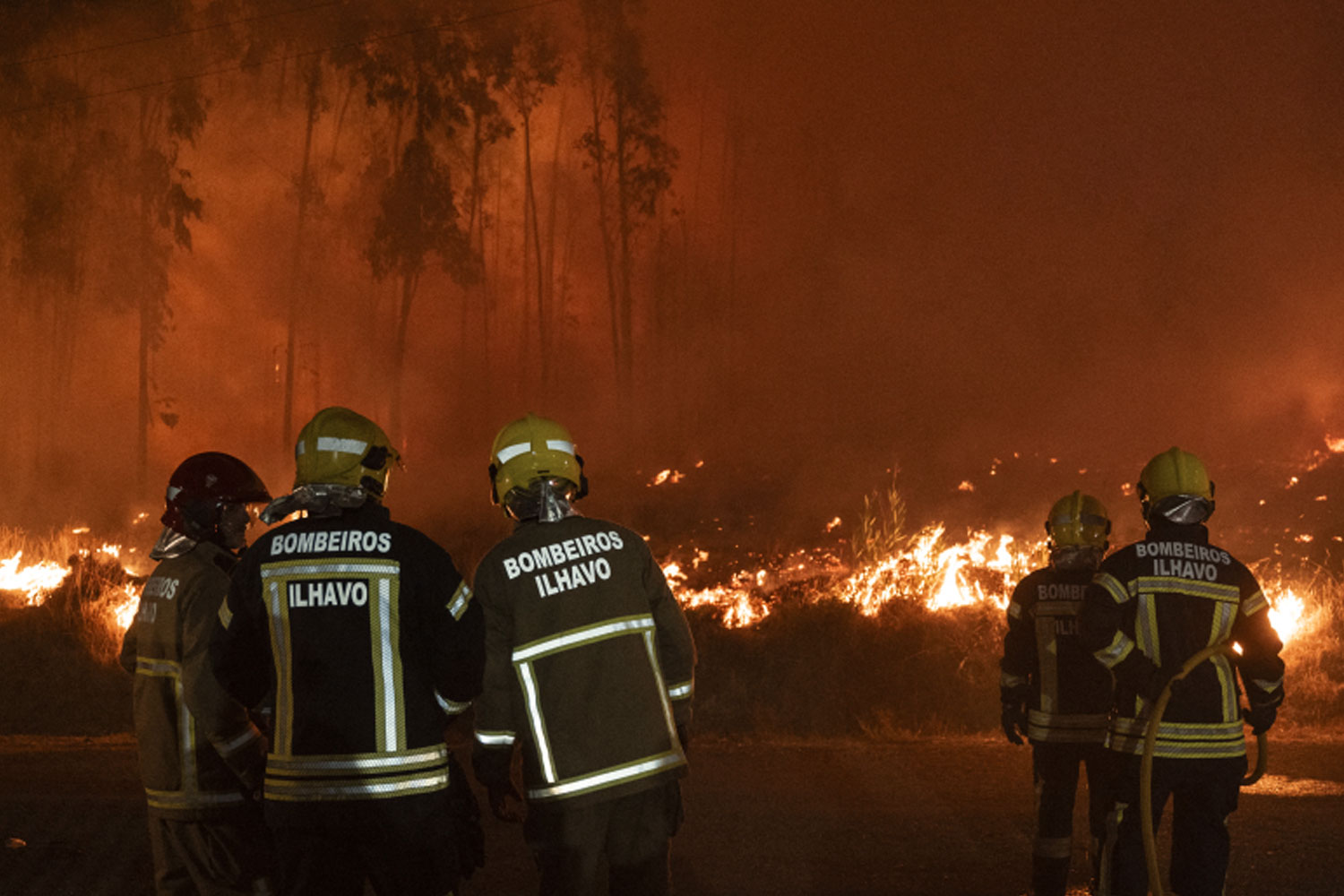 Foto: Incendios forestales continúan activos en Portugal /Cortesía