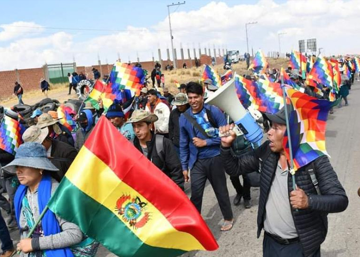 Foto: Protestas en Bolivia /cortesía 